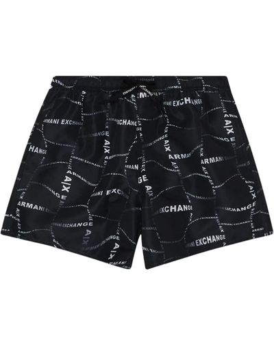 Armani Exchange Swimwear > beachwear - Noir