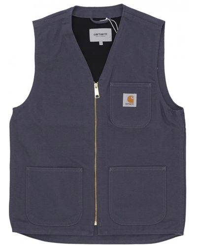 Carhartt Zeus rigid streetwear vest - Blau
