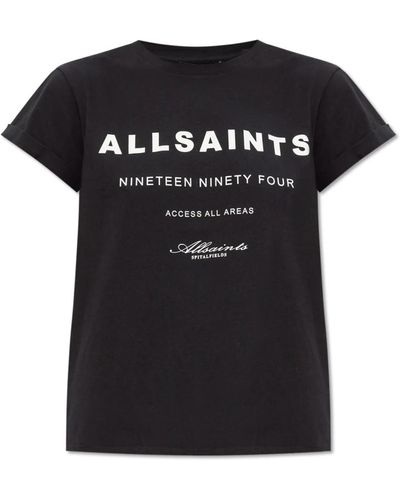 AllSaints T-shirt `tour` - Schwarz