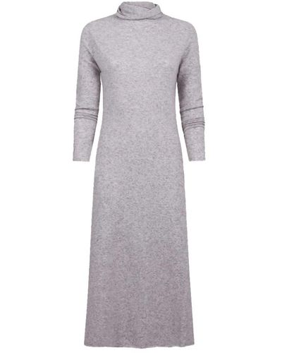 LU REN Midi Dresses - Grey