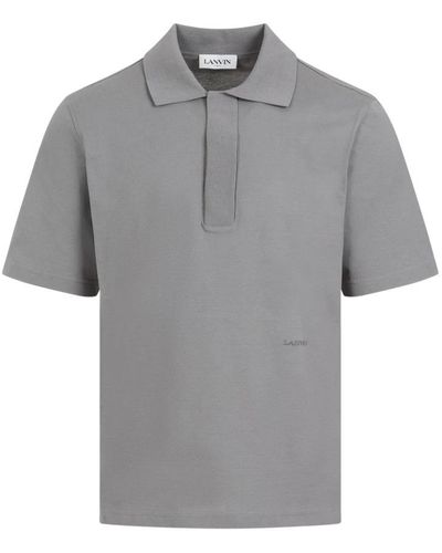 Lanvin Polo Shirts - Grey