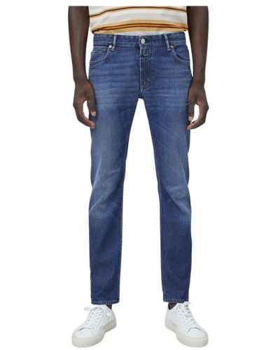 Closed Slim-Fit Gewaschene Jeans für Herren - Blau