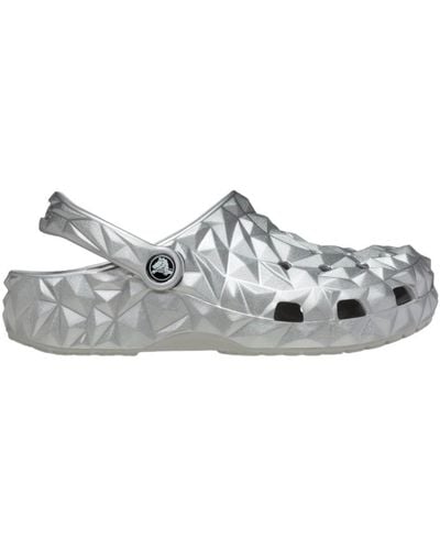 Crocs™ Silberne sandalen für frauen - Grau