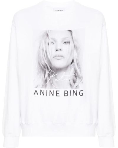 Anine Bing Sweatshirts - Blanco
