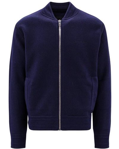 Givenchy Zip-through woll sweatshirt - Blau