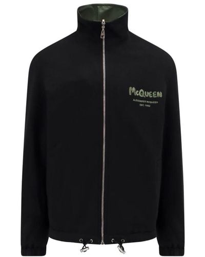 Alexander McQueen Zip-Throughs - Black