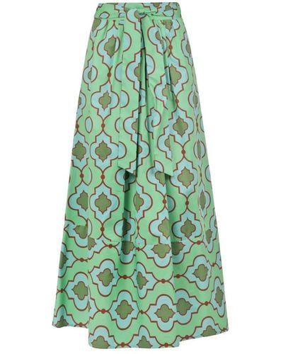 Niu Maxi Skirts - Green