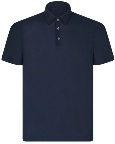 Zanone Blaue t-shirts & polos für männer