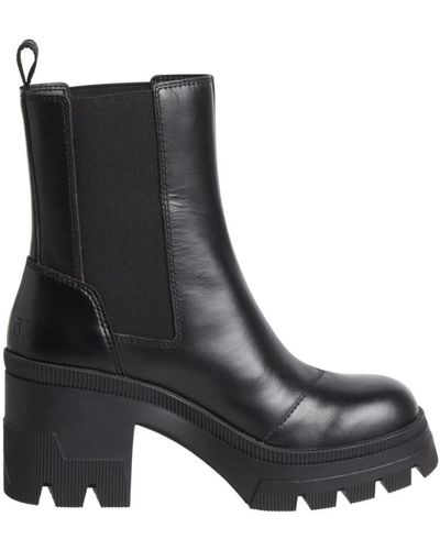 Calvin Klein Heeled Boots - Black