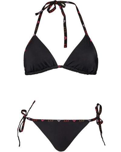 EA7 Bikini elegante para mujeres para el verano - Negro