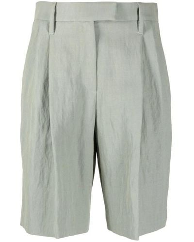 Brunello Cucinelli Long Shorts - Grey