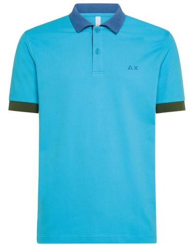 Sun 68 Polo shirts - Blau