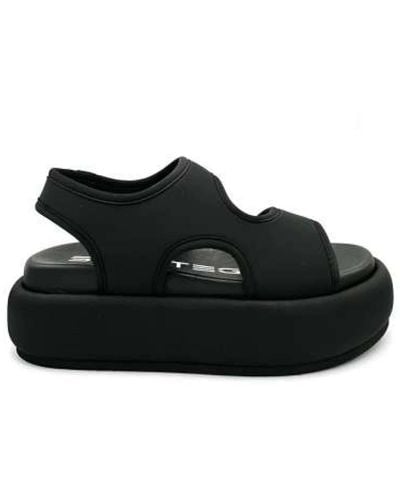 Strategia Flat sandals - Negro