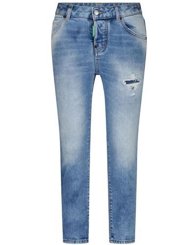 DSquared² Slim Fit Jeans - Blauw