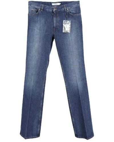 Saint Laurent Straight Jeans - Blue