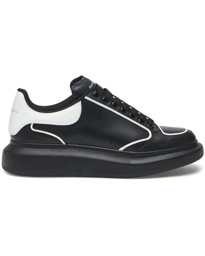 Alexander McQueen Schwarze oversized retro sneakers