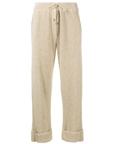 Brunello Cucinelli Joggers - Natural