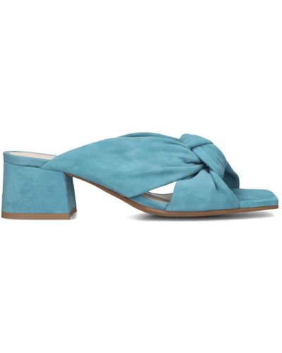 Lina Locchi Shoes > heels > heeled mules - Bleu