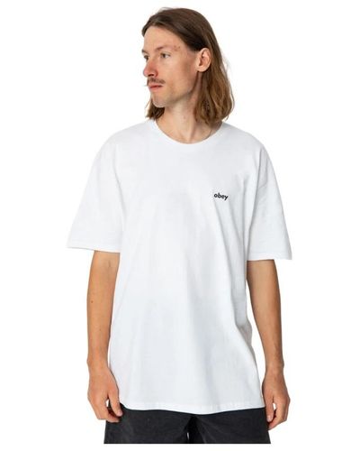 Obey T-Shirts - White