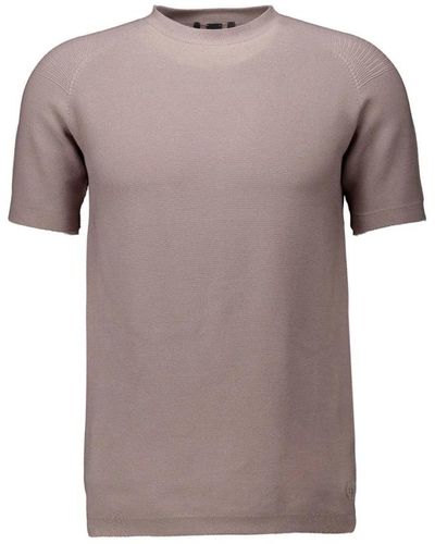 ALPHATAURI Braunes fosos t-shirt - Grau