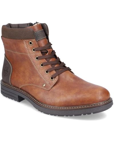 Rieker Lace-Up Boots - Brown