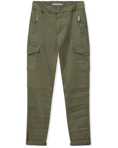 Mos Mosh Tapered Trousers - Green