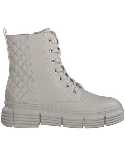 S.oliver Lace-Up Boots - Grey