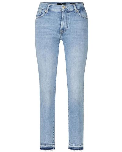 7 For All Mankind Slim-Fit Jeans - Blue