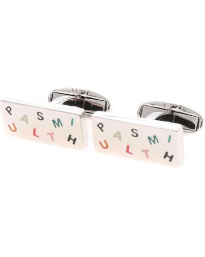 Paul Smith Logo cufflinks - Metallizzato