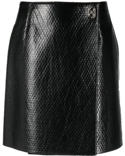 Ferragamo Leather Skirts - Black