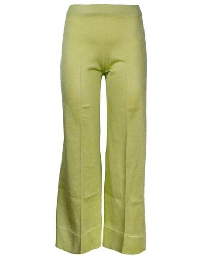 Circus Hotel Wide Trousers - Green