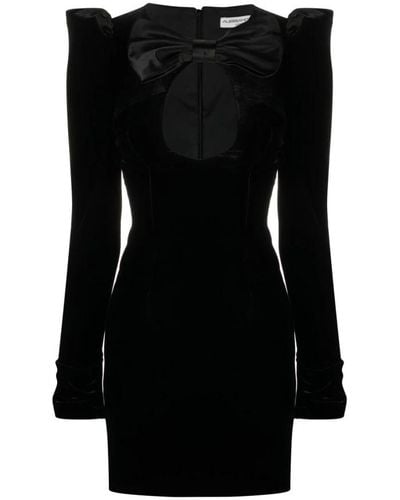 Alessandra Rich Short Dresses - Black
