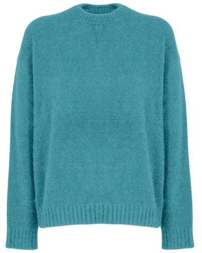 Laneus Round-neck knitwear - Blau