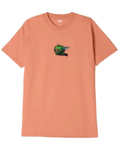 Obey T-Shirts - Orange