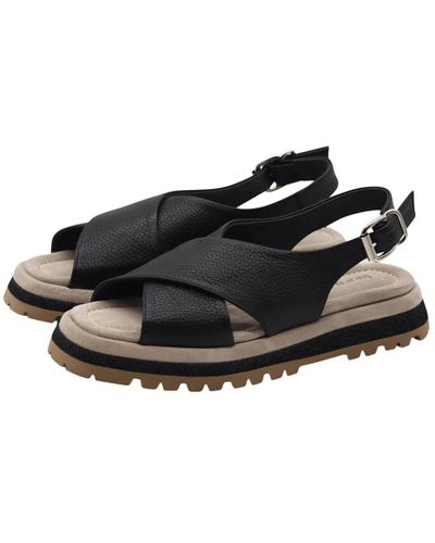 Laura Bellariva Flat sandals - Nero