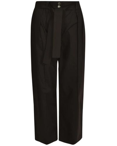 Woolrich Leather trousers - Nero