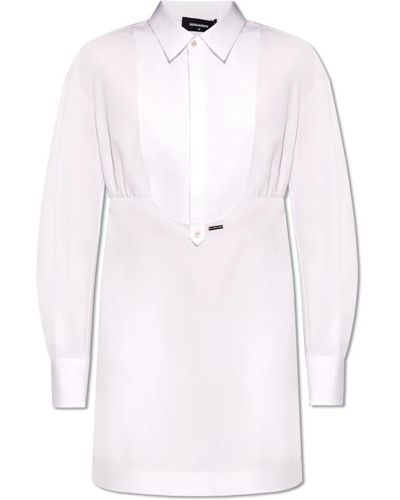DSquared² Vestido camisero - Blanco