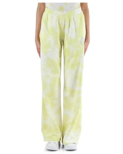 Replay Wide Trousers - Yellow