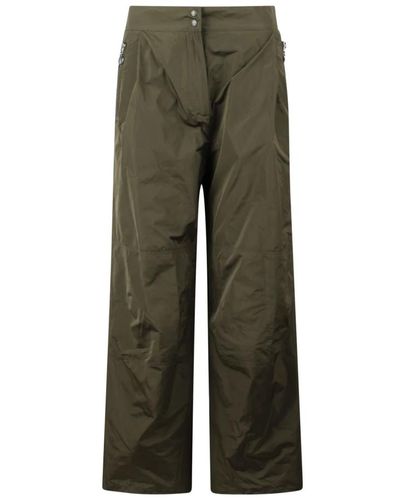 Moncler Trousers > wide trousers - Vert