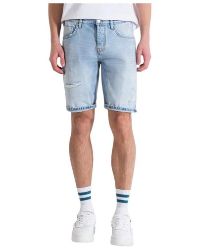 Antony Morato Shorts > denim shorts - Bleu