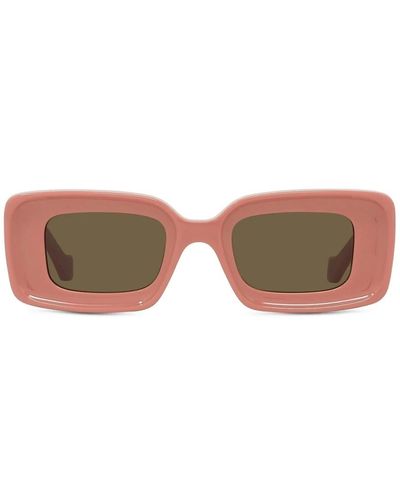 Loewe Chunky anagram occhiali da sole - Marrone