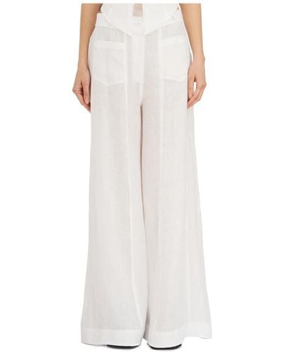 NÜ Wide trousers - Blanco