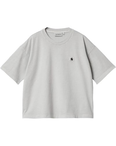 Carhartt Camiseta nelson en sonic silver - Gris