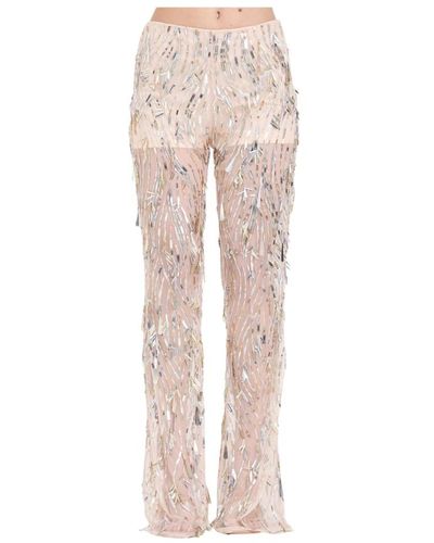 SIMONA CORSELLINI Trousers > wide trousers - Rose