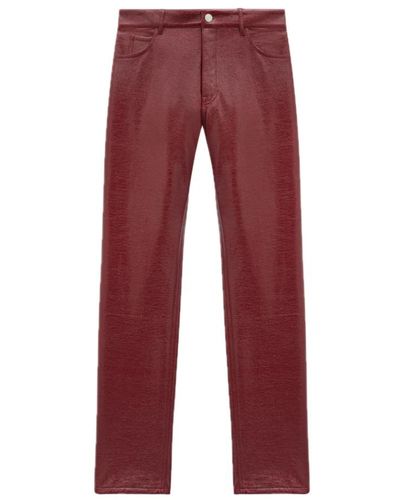 Courreges Straight trousers - Rot