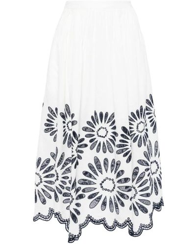 Ulla Johnson Skirts > maxi skirts - Blanc