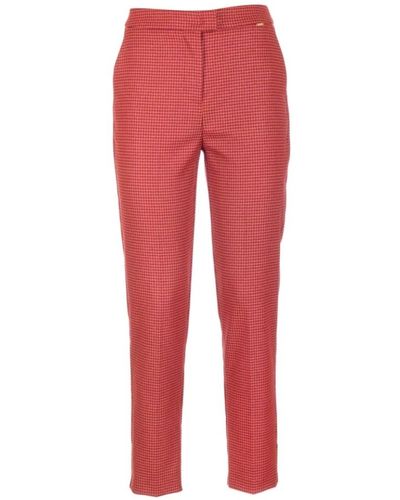 Fracomina Trousers > cropped trousers - Rouge