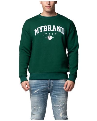 My Brand Varsity sweater in grün