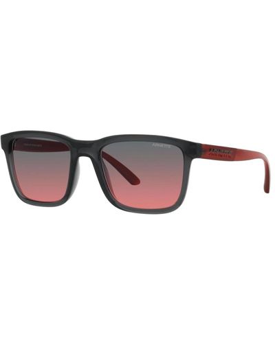Arnette Lebowl sonnenbrille transparent grau/rot schwarz getönt - Braun