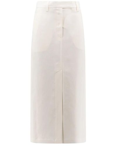 Brunello Cucinelli Maxi skirts - Bianco